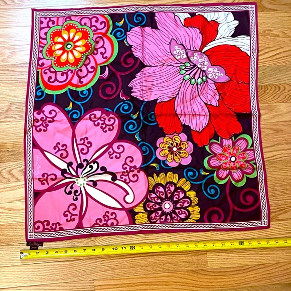 Vera Bradley Accessories - Vera Bradley Silk Floral Scarf